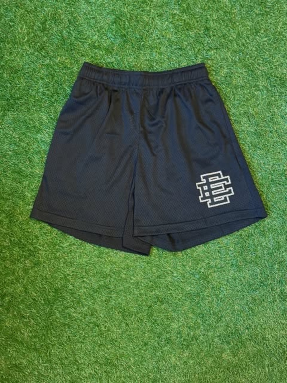 Black W Cream EE Eric Emanuel Shorts